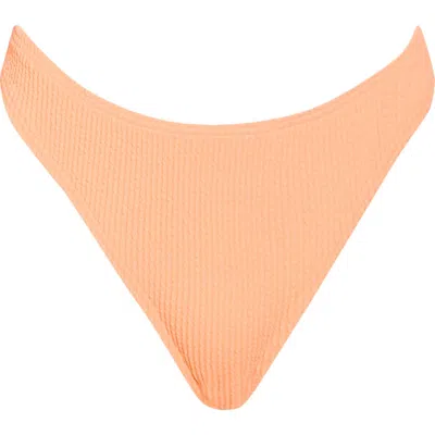 Billabong High Hike Recycled Polyester Blend Bikini Bottoms In Peach Tart