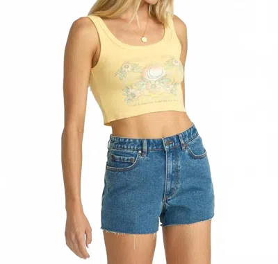 Billabong High Tides Denim Short In Deep Sea In Blue