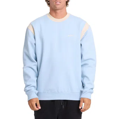Billabong Highway Garage Fleece Crewneck Sweatshirt In Blue