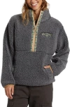 BILLABONG BILLABONG HORIZON HIGH PILE FLEECE HALF ZIP SWEATSHIRT