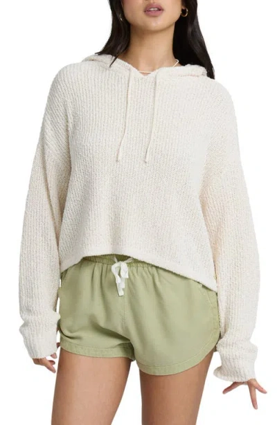 Billabong Hot Beachin' Hooded Sweater In White