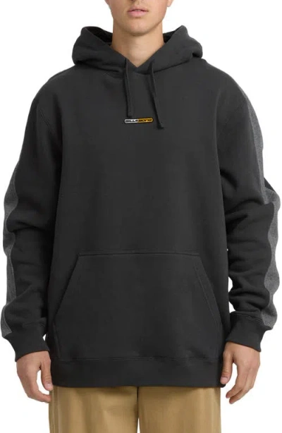 Billabong Iconic Cotton Blend Hoodie In Black