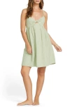 BILLABONG BILLABONG IN A TWIST COTTON MINIDRESS