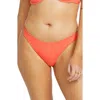 Shop Billabong In The Hoop Hike Bikini Bottoms In Papaya