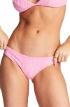 Billabong In The Loop Isla Bikini Bottoms In Pink Skies