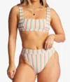Billabong Island Glow Tanlines Tank Bikini In Multi In Multi