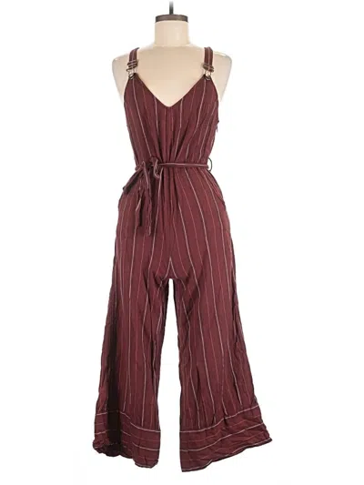 Pre-owned Billabong Jumpsuit In Burgundy
