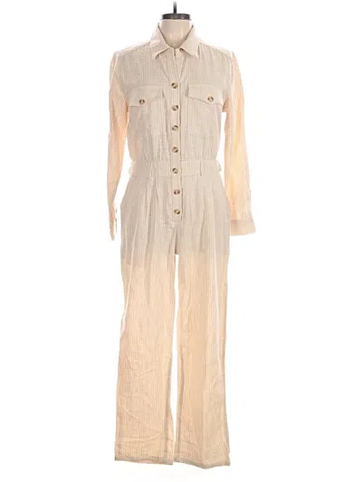 Pre-owned Billabong Jumpsuit In White