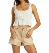 Billabong June Top In White In White