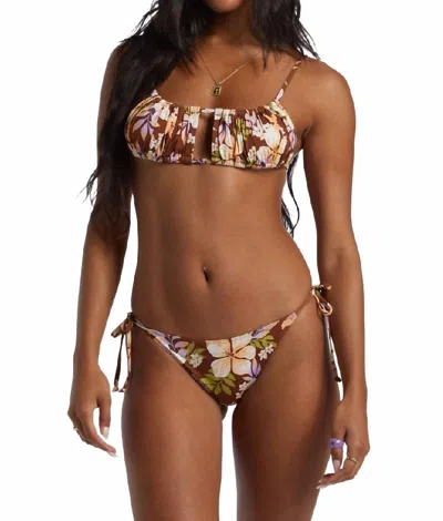 Billabong Jungle Bliss Tropic Bottoms In Toasted Coconut In Multi