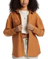 Billabong Everytime Button-up Shacket In Sandalwood
