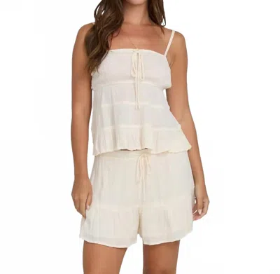 Billabong Keona Sol Mate Tank Top In White Cap