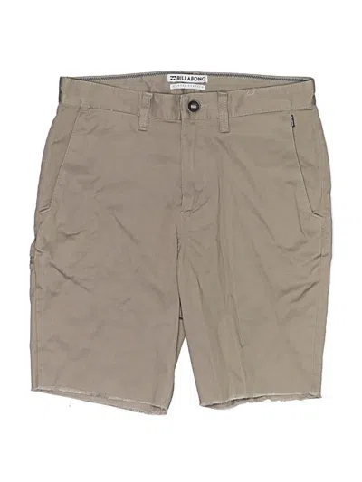 Pre-owned Billabong Khaki Shorts In Tan