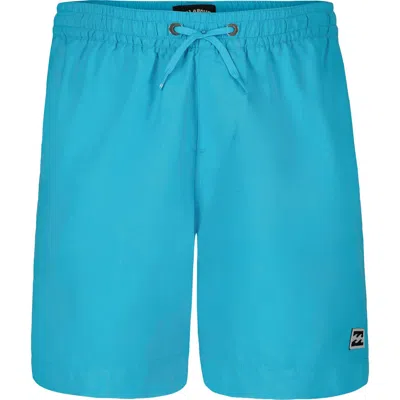 Billabong Kids' All Day Layback Swim Trunks In Blue