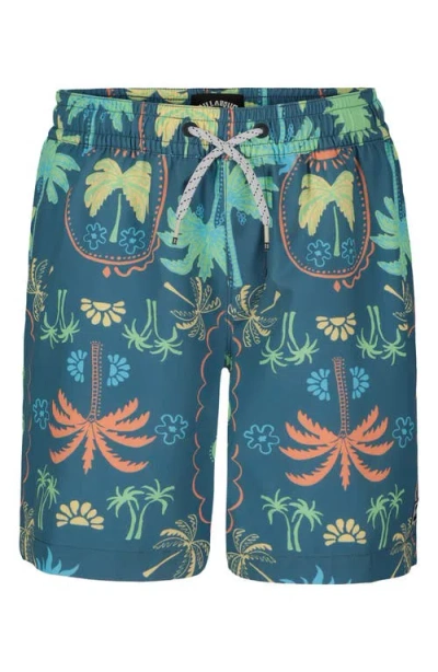 Billabong Kids' All Day Layback Swim Trunks In Blue