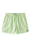 Billabong Kids' All Day Layback Swim Trunks In Green