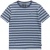 Billabong Kids' Baxton Stripe T-shirt In Blue