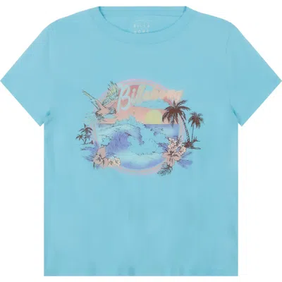 Billabong Kids' Birds Of Paradise Cotton Graphic T-shirt In Leisure Time