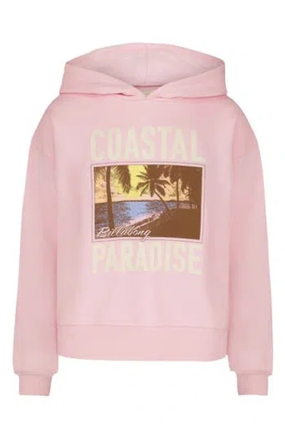 Billabong Kids' Coastal Paradise Hoodie In Pink