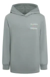Billabong Kids' Coastal Range Hooded Long Sleeve T-shirt In Blue