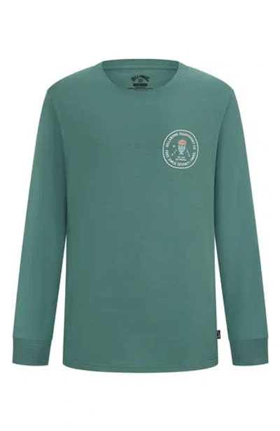 Billabong Kids' Desert Rose Long Sleeve Graphic T-shirt In Green