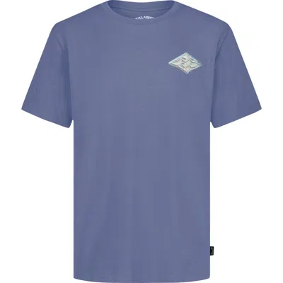 Billabong Kids' Dim Arch Graphic T-shirt In Blue