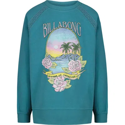 Billabong Kids' Dreamy Memories Graphic Sweatshirt In Brittany Blue