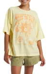 Billabong Kids' Dusk To Dawn Oversize Cotton Graphic T-shirt In Cali Rays