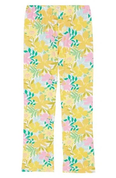 Billabong Kids' Girl Power Flare Leg Crop Pants In Salt Crystal