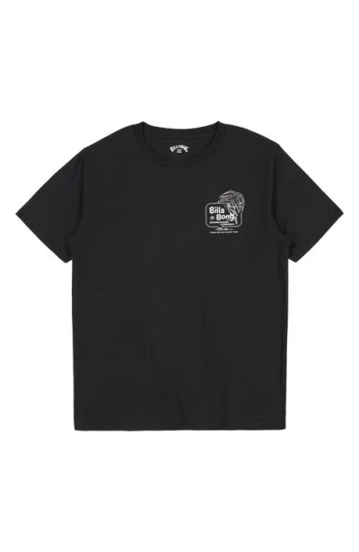 Billabong Kids' Good Sign Graphic T-shirt In Black