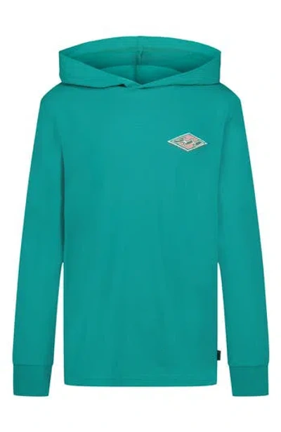 Billabong Kids' Heritage Arch Graphic Hoodie In Blue