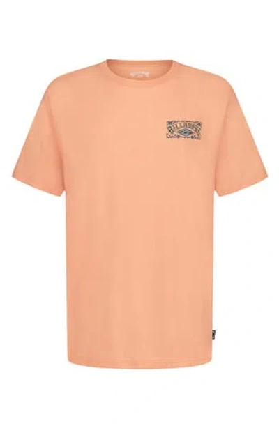 Billabong Kids' Heritage Graphic T-shirt In Orange