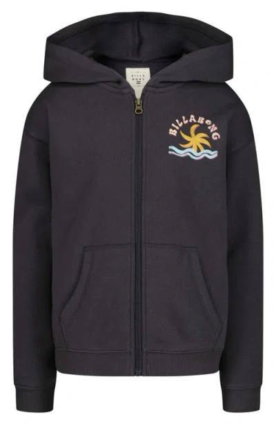 Billabong Kids' It Takes You Full Zip Hoodie In Black