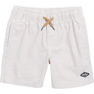 Billabong Kids' Larry Layback Cotton Shorts In Chino
