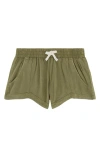 Billabong Kids' Mad For You Drawstring Shorts In Avocado