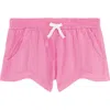Billabong Kids' Mad For You Drawstring Shorts In Fuchsia Pink
