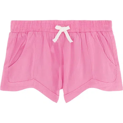 Billabong Kids' Mad For You Drawstring Shorts In Fuchsia Pink