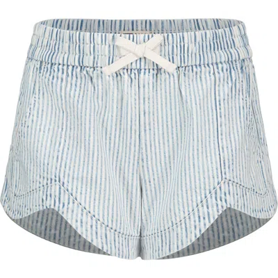 Billabong Kids' Mad For You Striped Shorts In Blue