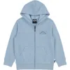Billabong Kids' Original Arch Fill Fleece Graphic Hoodie In Blue