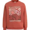 Billabong Kids' Paradise Vision Sweatshirt In Orange