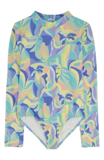 Billabong Kids' Return To Paradise Long Sleeve Rashguard Swimsuit