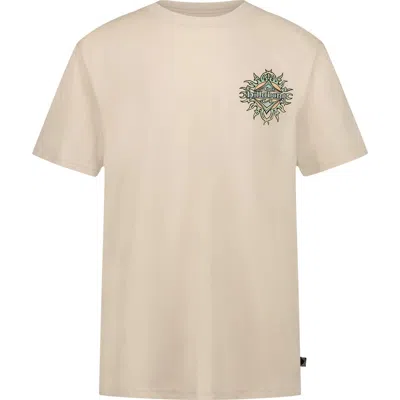 Billabong Kids' Solar Flare Cotton Graphic T-shirt In Brown