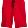 Billabong Kids' Solid Board Shorts In Red