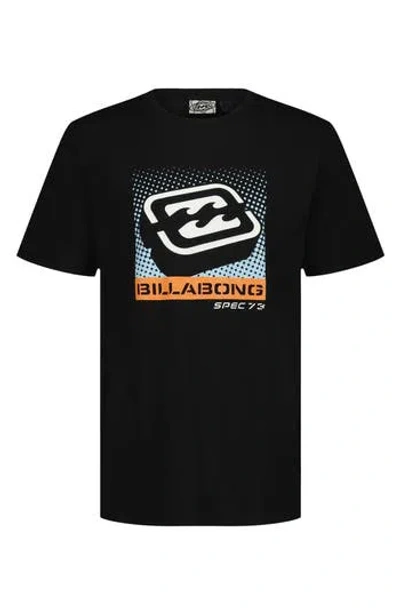 Billabong Kids' Spec 3d Logo Graphic T-shirt In Black