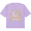Shop Billabong Kids' Sun Dial Cotton Graphic T-shirt In Peaceful Lilac