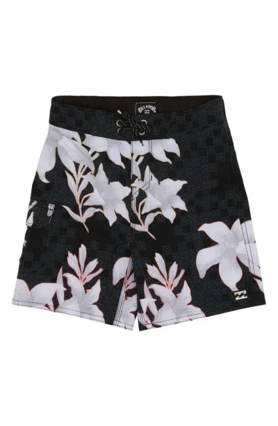 Billabong Kids' Sundays Pro Board Shorts In Black