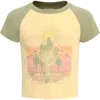 Billabong Kids' Sunset Break Raglan T-shirt In Green