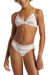 BILLABONG KIDS' SUNSET SURF BANDED TRIANGLE TWO-PIECE SWIMSUIT