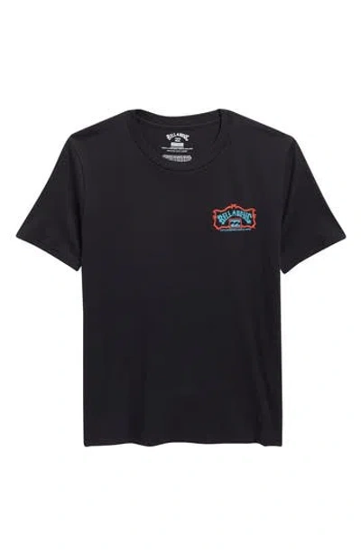 Billabong Kids' Surf Skelly Graphic T-shirt In Black