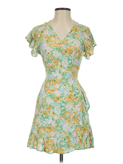 Pre-owned Billabong Kimono In Green